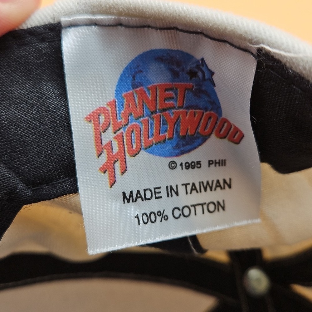 Vintage Planet Hollywood London Hat Cap Adjustable Snapback Baseball 1995 - Picture 8 of 8